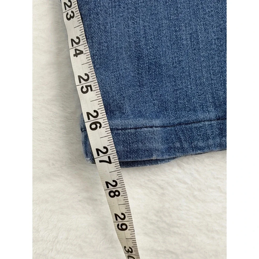 True Religion Mens Straight Leg Jeans Blue Medium Wash Denim Size 32x27